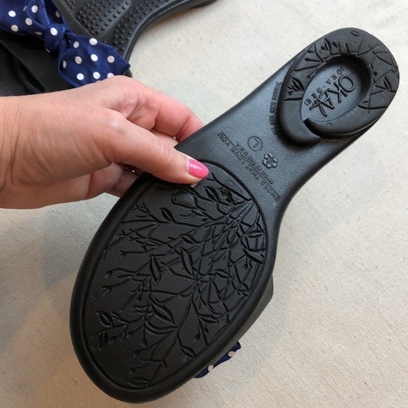 🌼2 for $30🌼 Oka B Slide Sandals - Ribbon Can Be Changed Large - Picture 3 of 6